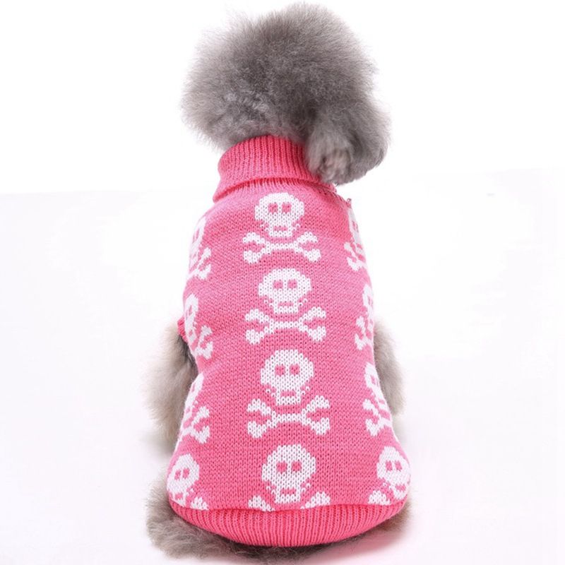 Weihnachten Halloween Teddy Hundekleidung Herbst Winter Haustier Pullover_voghion.com