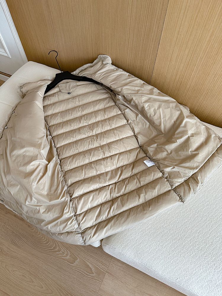Damenbekleidung Seto Pelz Daunenjacke, leicht und dünn, neuer chinesischer Stil, High-End, stimmungsvoll und modisch, 2024 Neuheiten für den Winter_voghion.com