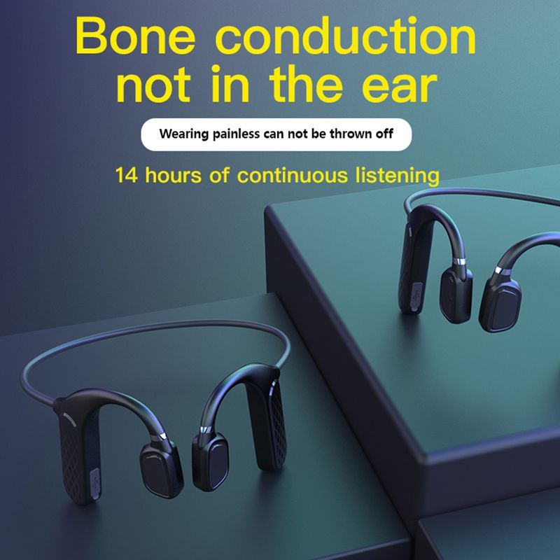 MD04 3D Bass Stereo Wireless Bluetooth-compatible Bone Conduction Sports Music Earphone_voghion.com