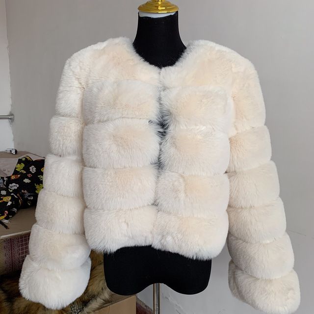 Haining fabbrica di pellicce all'ingrosso autunno e inverno nuovo caldo tempo libero splicing donne pelliccia di volpe cappotto abbigliamento femminile_voghion.com