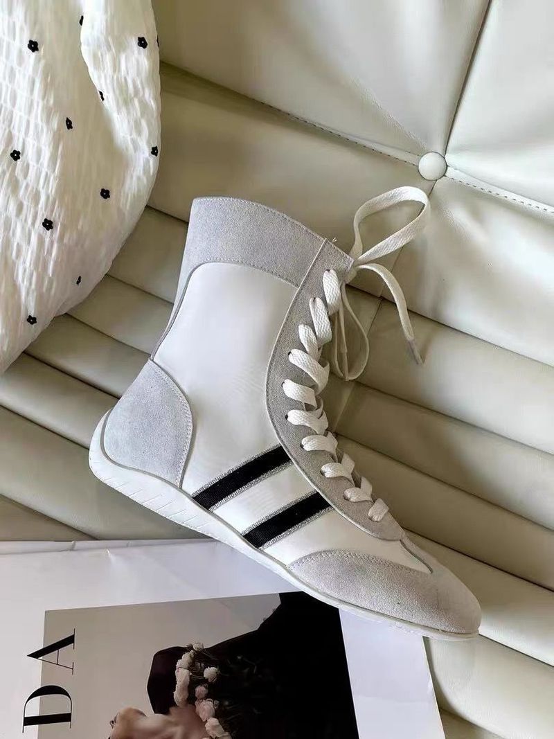 Women Boxing Boots Women's Training 2025 New Fashion Boxing High-Top Shoes High-End Flat Lightweight Comfortable Martin Boots_voghion.com
