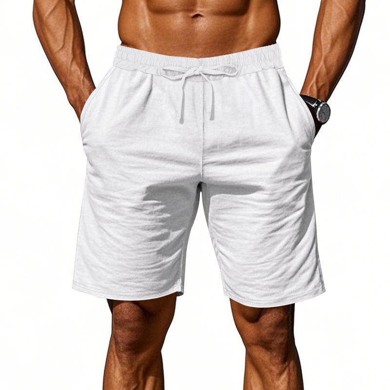 Camicia da spiaggia a maniche lunghe, semplice, traspirante, in lino, casual e ampia, da uomo, stile hawaiano, stile transfrontaliero americano._voghion.com