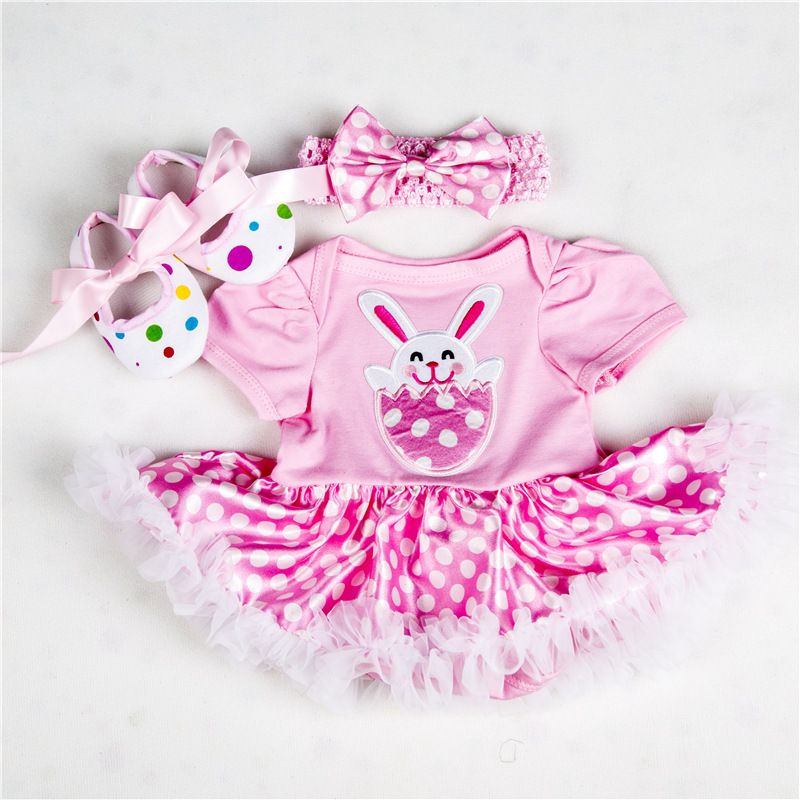 Regalo di compleanno per neonato di un anno, tutina in cotone di alta qualità, scarpe dorate, corona, copricapo, set da tre pezzi_voghion.com