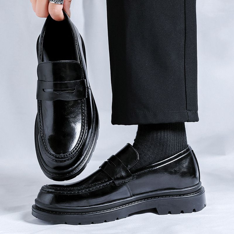 2025 Frühling und Herbst Neue Herren One Step Business Casual Leder Hochzeit Bräutigam Vielseitige Le Fu Schuhe 3504-Y_voghion.com