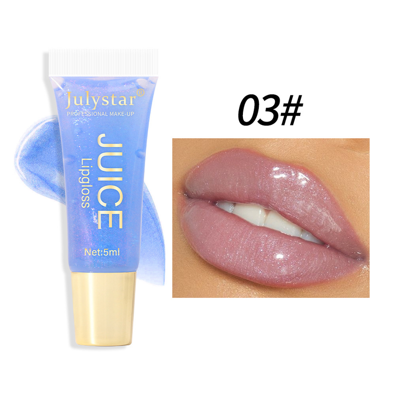 Transparent Water Light Lipstick Set with Mirror Face Beautiful Moisturizing Soft Tube Color Lip Protection Oil_voghion.com