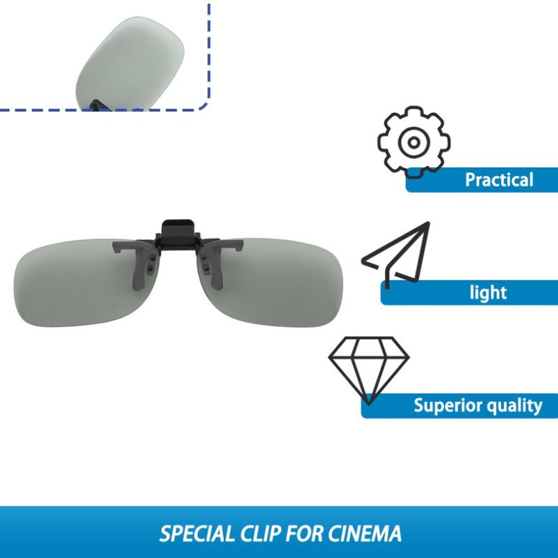 Universell für Kinofilme, passiver Rundclip, ZD-Brille, nicht geeignet für Fernsehprojektoren und Computer_voghion.com