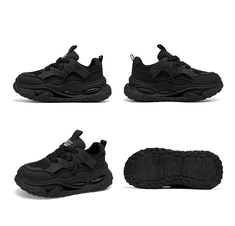 2025 Low-Top Lace-up Atmungsaktive Mesh Dad Schuhe Herrenmode Trend Vielseitig Casual Sports_voghion.com