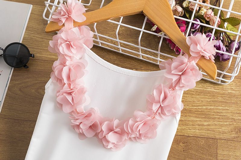 Maiô de melancia para bebês e crianças, biquíni com flores 3D, roupa de banho_voghion.com