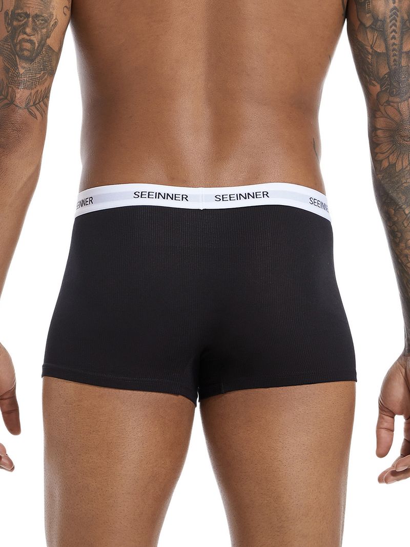 Men's Underwear Boxer Briefs Comfortable Cotton Boxer Shorts Breathable Thin Large Size_voghion.com