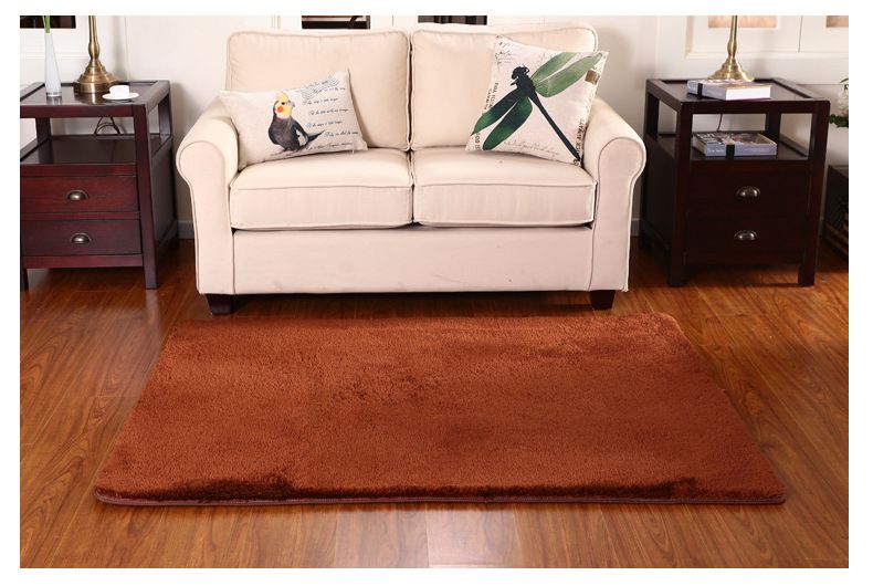 Tappeto di lusso in misto seta - Tappeto ultra morbido e liscio per soggiorno, camera da letto e ingresso_voghion.com
