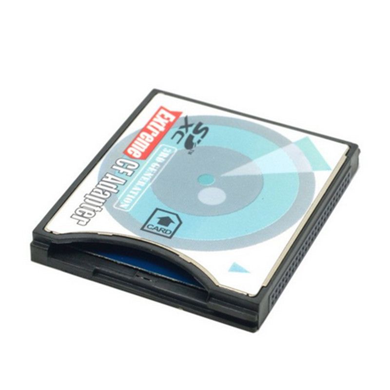 SDHC SDXC To High-Speed Extreme Compact Flash CF Type II Adapter Support WIFI SD Card For 16/32/64/128 GB_voghion.com