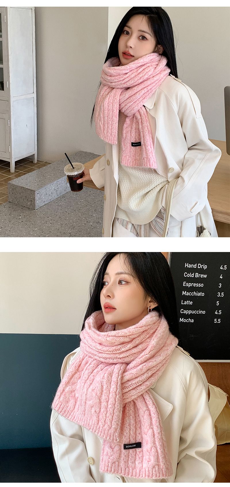 Weiche wachsartige Wolle stricken Fried Dough Twists Liebhaber Winter 2024 neue koreanische Version vielseitig verdickte warme Schal Studenten_voghion.com