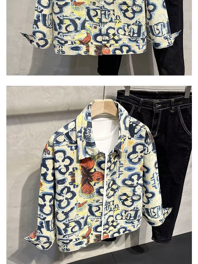 2023 Frühling und Herbst Ganzkörper bedruckte Jacke für Männer, koreanische Ausgabe, High-End, locker, modisch, personalisiert,_voghion.com
