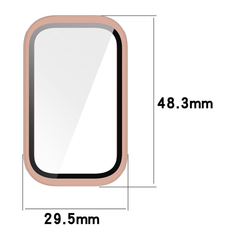 PC-Gehäuse + Glas für Xiaomi Band 9 Active, gehärtetes Glas, kratzfeste Stoßstangen-Schutzhülle für XiAOMI Smart Band 9 Active-Gehäuse_voghion.com