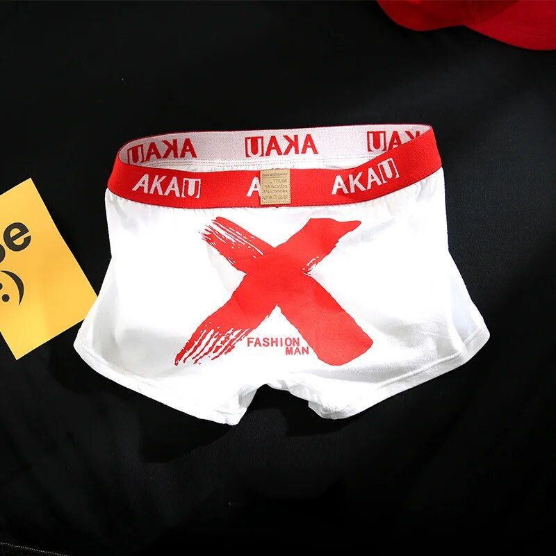 New2024 Trend, Herrenunterwäsche, reine Baumwolle, atmungsaktiv, sportliche Persönlichkeit, Shorts mit vier Ecken, Hosen mit flachem Winkel, Persönlichkeit_voghion.com