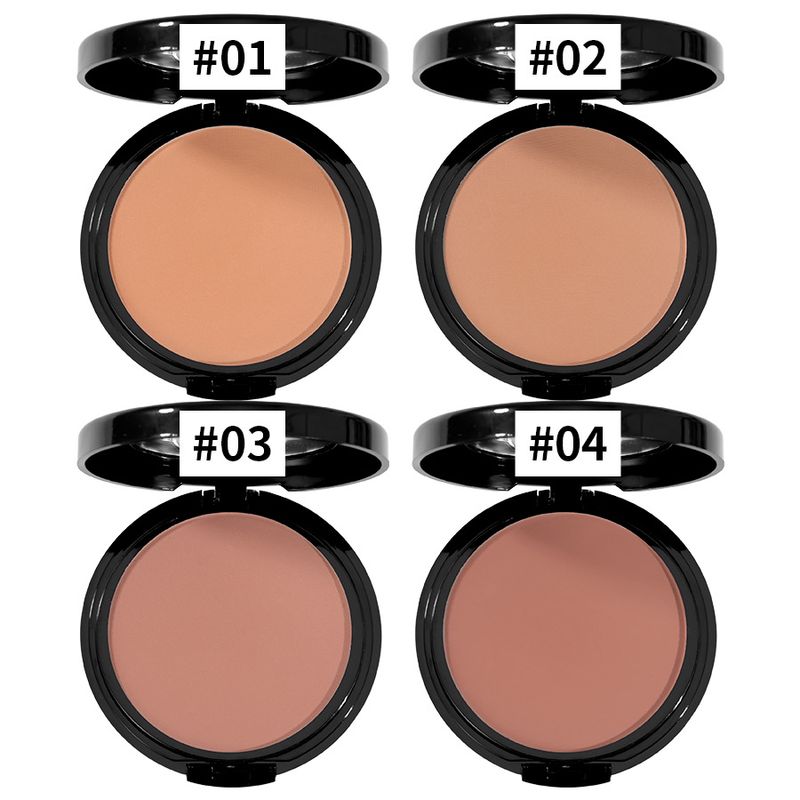 Powder Cake 4 Farben Wasserfester Concealer Aufhellender langanhaltender Make-up ohne Verschmieren Puder_voghion.com