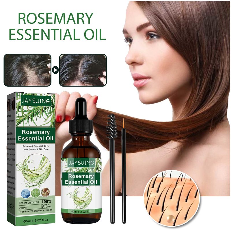 Jayswing Rosemary Strengthens Firms Hair, Moisturizes Thick Hair and Skin Care Multi effect Essential Oil_voghion.com