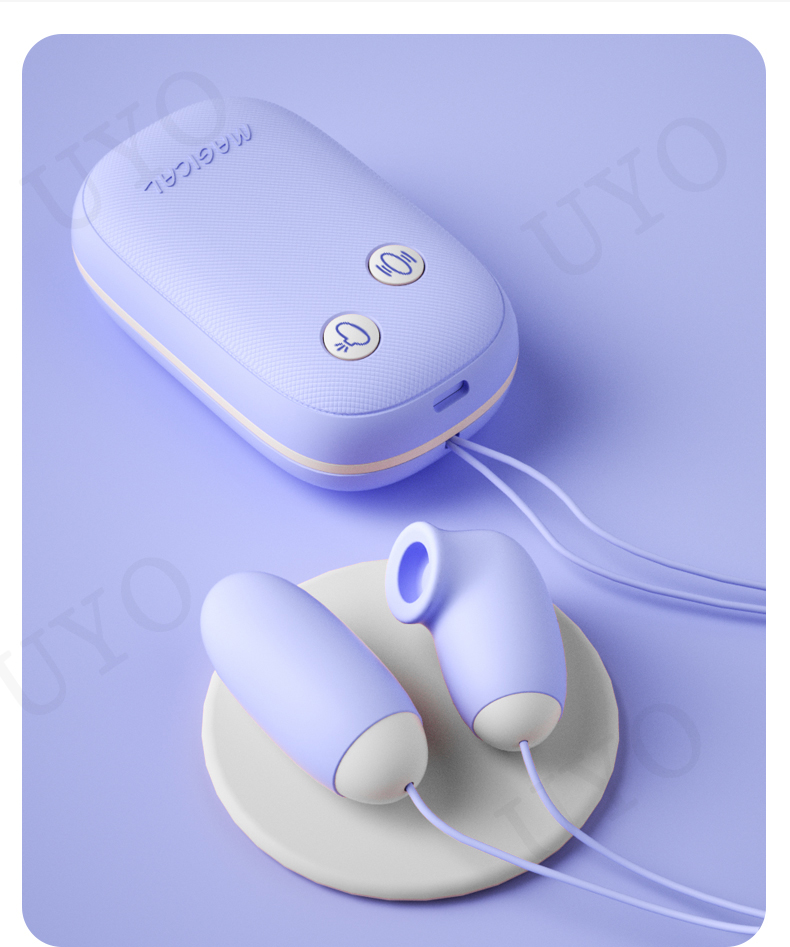 2 i 1 klitoris sugende kvinne sexleketøy egg bærbar klitoris stimuleringsvibrator G-punkt voksenprodukter_voghion.com