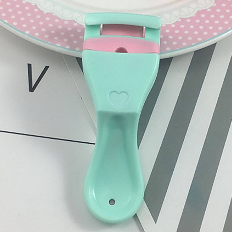 Hislaves Mini portabil pentru femei Beauty Eyeline Ondulator Eye Lash Curling Clip Makeup Tool-Verde_voghion.com