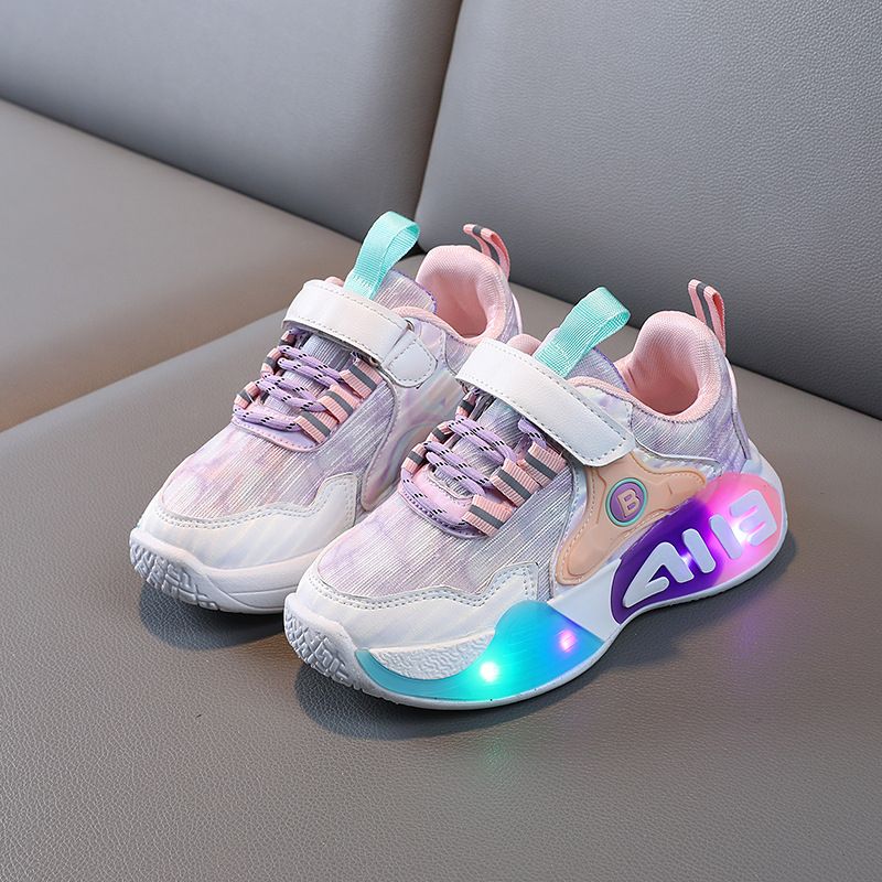 Boys' Cool Velcro Sports 2025 Autumn New Collection, Handsome Children's Running For Middle And Large Sized Children,_voghion.com
