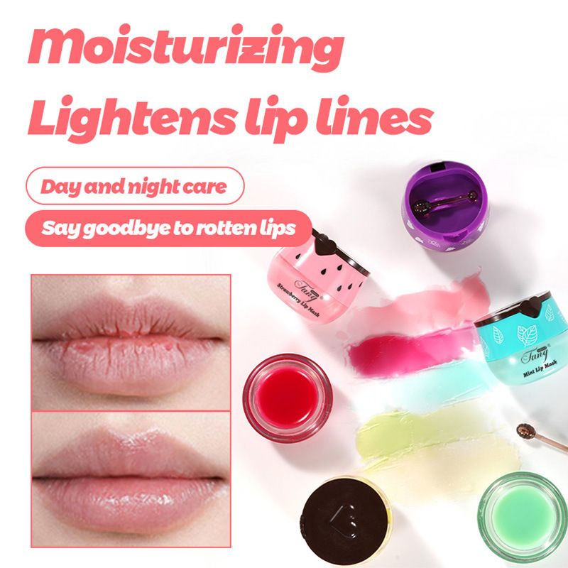 Love Lip Mask Explosive Strawberry Propolis Återfuktande läppmask Återfuktar och förbättrar läpplinjer_voghion.com