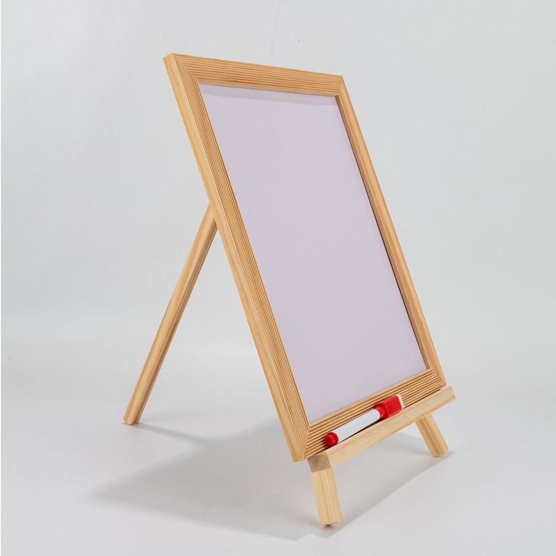 Klein schoolbord, kinderkalligrafie, kalligrafie tekenbord, opbergbord met beugel, thuis, verplaatsbaar, houten ornamenten_voghion.com