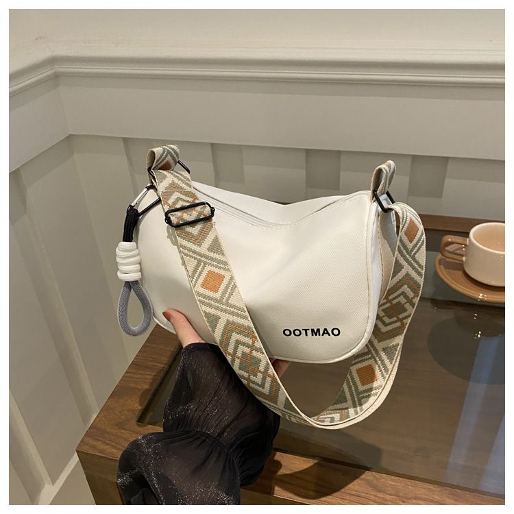 Borsa a tracolla casual con tracolla larga per donna, 2024, nuova borsa a tracolla di alta qualità, grande capacità, leggera, da ascella_voghion.com