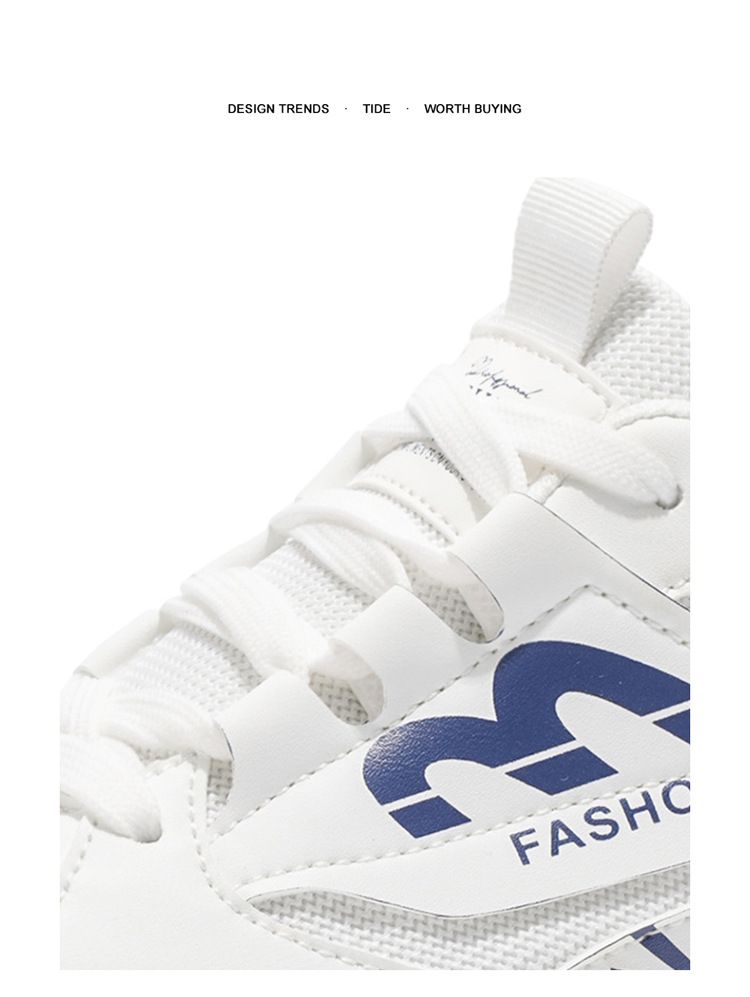 Sommer Neue Atmungsaktive Mesh Sneakers Herren Trendy Vielseitige Weiße Dicke Sohle Casual Dad Schuhe Männer_voghion.com