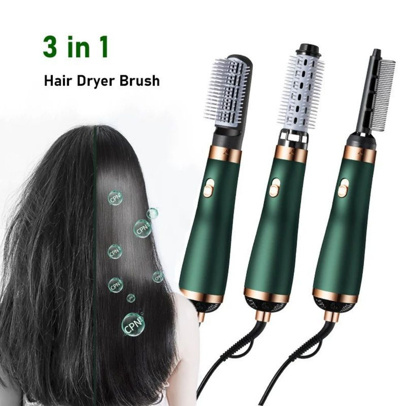 NEW Hair Dryer Comb Hot Air Curling For Hair Roller Blow Dryer Ionic Hair Straightening Brush Quick Dry Hair Curler Curling Iron_voghion.com