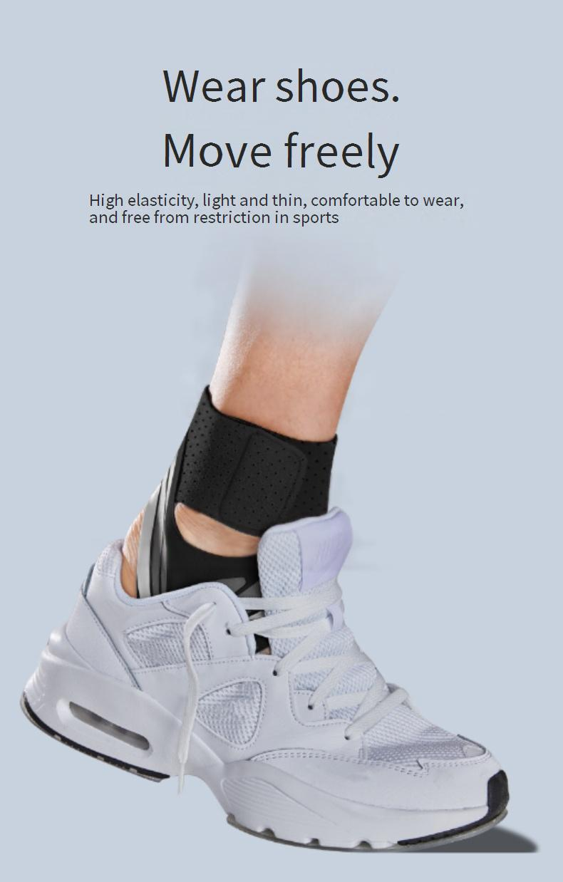 Professional Ankle Brace For Sprain Recovery & Sports Support - Breathable Compression Sleeve With U-Shaped Silicone & Figure-8 Strap - Football_voghion.com
