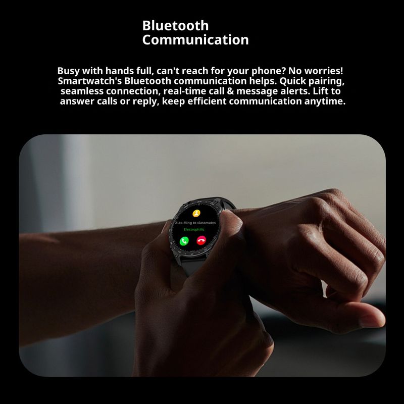 Smartwatch GPS impermeabile HD300pro con cardiofrequenzimetro, chiamate Bluetooth, monitoraggio del sonno e dell'ossigeno nel sangue, durata della batteria da 7 a 14 giorni_voghion.com