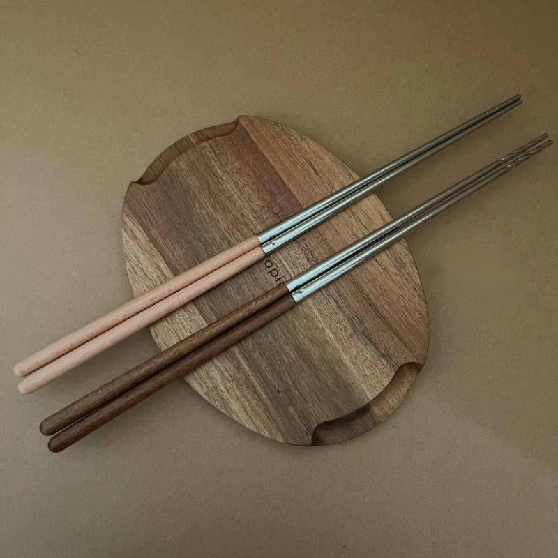 Walnut Long Oil-Frying High-Temperature Resistant High-Grade Paint No Wax Chicken Wing Wood Hot Pot Extended Fried Dough_voghion.com
