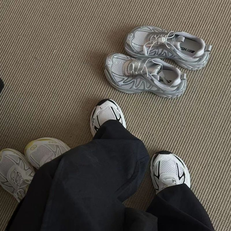 Lazy Dad Damen Sneakers 2025 Neue Mode Multifunktionale Mesh Atmungsaktive Wanderschuhe Outdoor Casual_voghion.com