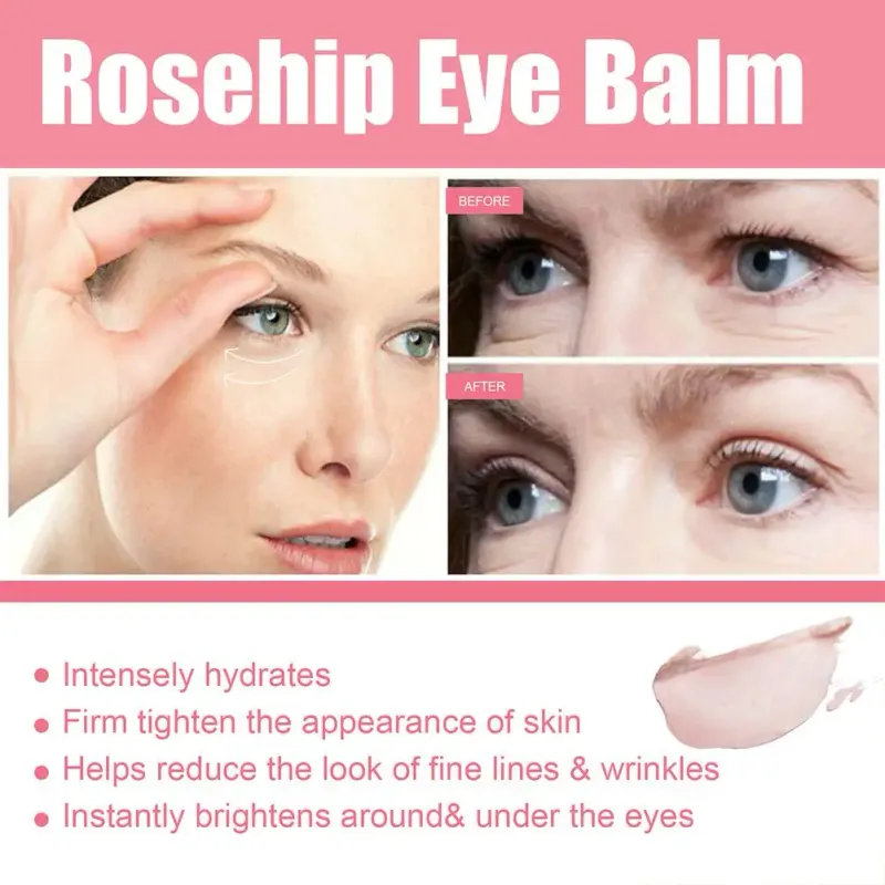 Rose Hyaluronic Acid Eye Cream Stick Moisturizing Anti-aging Firming Eye Eye Dark Firming Circles Moisturizing Remove Bags_voghion.com