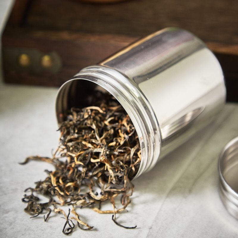Stainless Steel Sealed Storage Jar, Portable Airtight Food Storage Container Canister for Coffee Beans Flour Cereal Suga_voghion.com