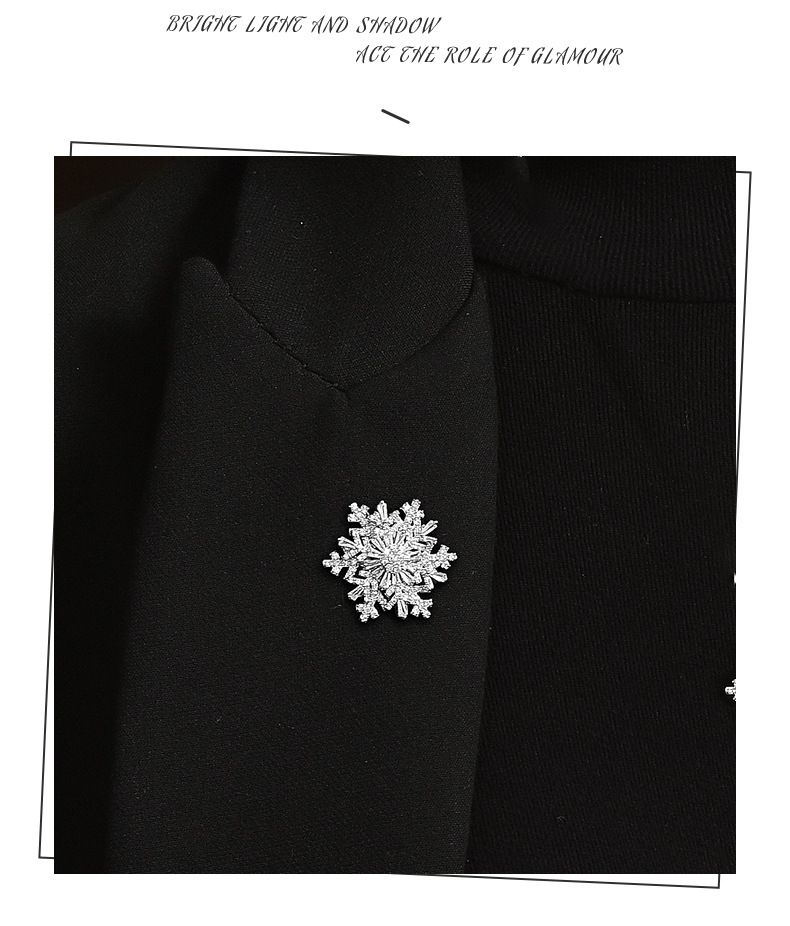 Hochwertige, rotierende Schneeflockenbrosche im neuen Stil, vielseitige Anstecknadel für Anzüge und Kleidungsaccessoires_voghion.com