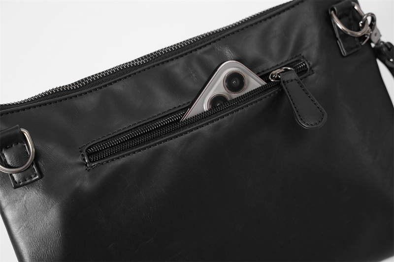 Clutchväska Casual Street All-match horisontell kuvertväska Ipad filväska kan användas som handledsväska_voghion.com
