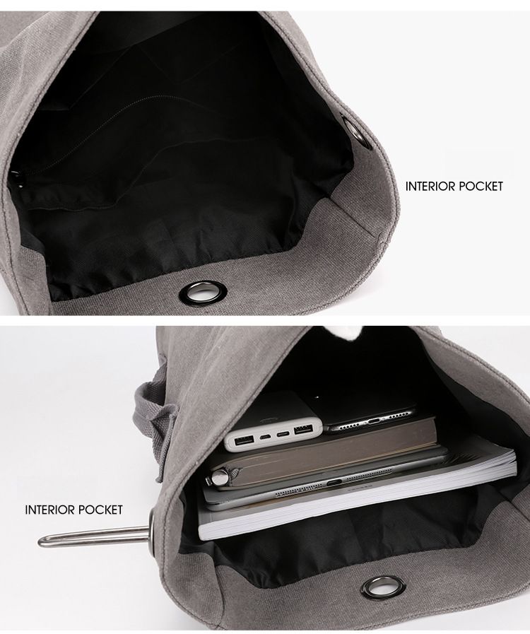 Neue Brusttasche für Herren, verschleißfeste Schultertasche aus gewaschenem Canvas, multifunktionaler schräger Rucksack, einfache, trendige, lässige Herrentasche_voghion.com