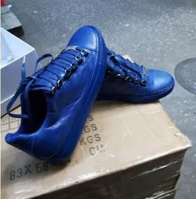 New Style Wrinkled Genuine Leather Low High Top Classic Casual Versatile Men's Trendy Sneakers_voghion.com