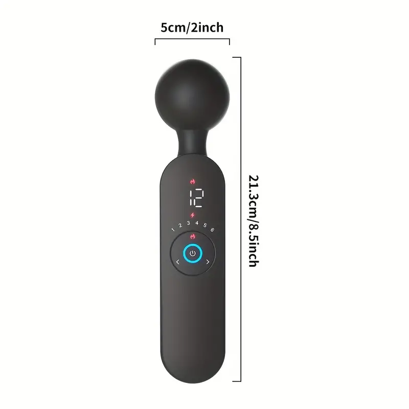 1 adet Şarj Edilebilir AG-Spot Vibratör, 12 Desen 6 Hız G Spot Vibratörler, Klitoris Vibratör Seks Oyuncakları Vibratör Onun Zevki İçin Kişisel Değnek Masajı_voghion.com