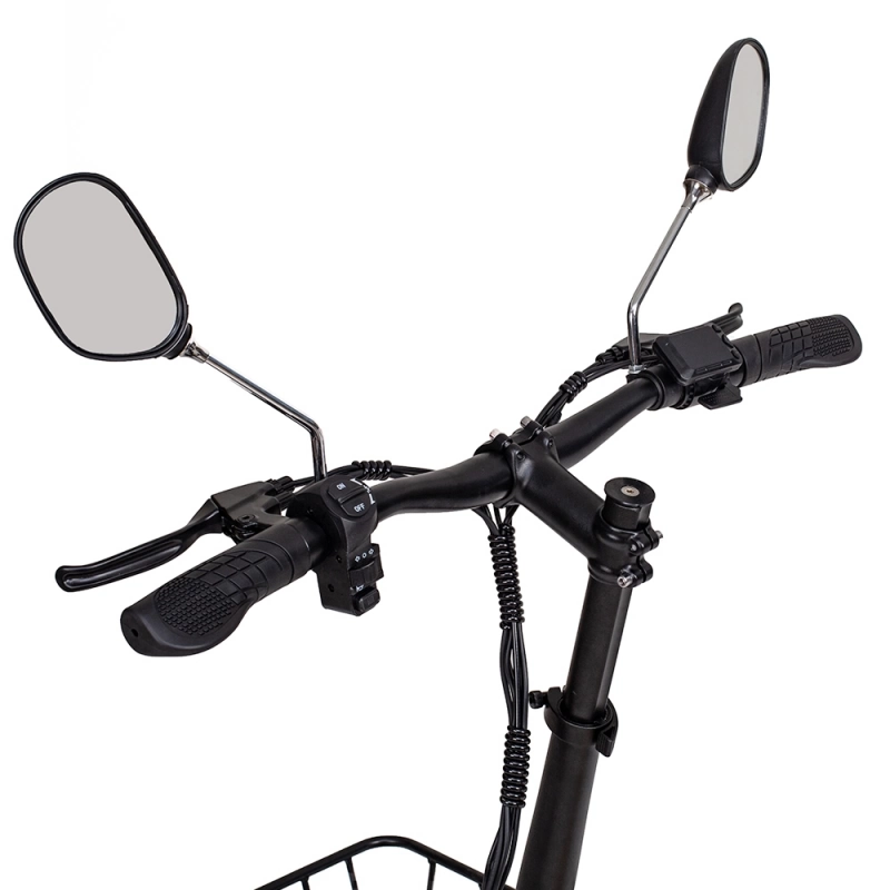 KuKirin C1 Pro elektrinis paspirtukas 500W 48V 26Ah baterija, 14 colių motoroleris su galine sėdyne ir priekiniu daiktadėžiu, medžio masyvo pedalas_voghion.com
