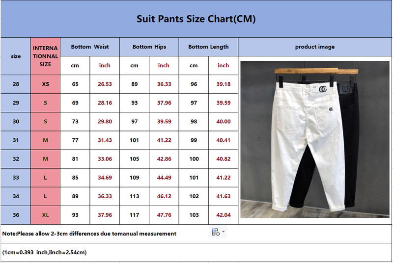 Herrenbekleidung Einfarbige High-End-Jeans für Männer Trendy Marke High-End Elastische Slim-Fit-Passform Schmal geschnitten Beliebter Online-Stil Vielseitige Freizeithose_voghion.com