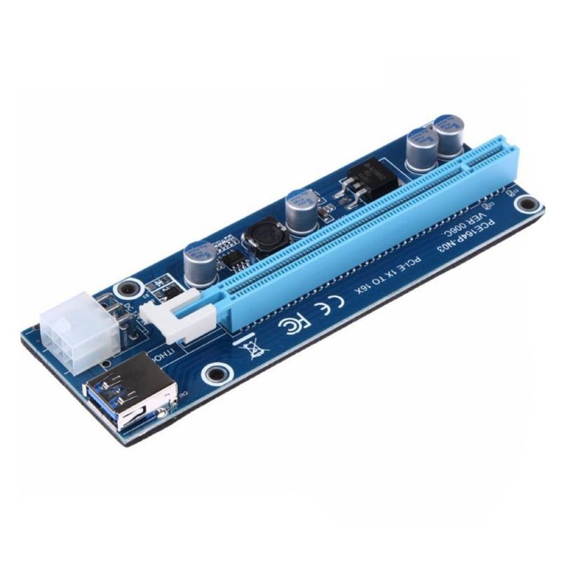 Mini to PCI-E x16 Riser External Graphics Card + 60 USB cable for Laptop_voghion.com