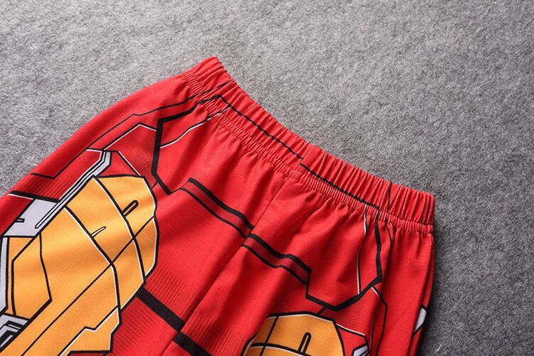 Ropa infantil de primavera y otoño para niños, conjunto de pijama de 2 piezas para fiesta de Halloween, traje de casa con forma de héroe_voghion.com