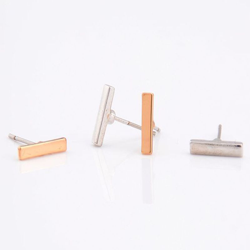 Boucles d'oreilles œillets pour femmes, hommes, or, style punk, minimalisme_voghion.com