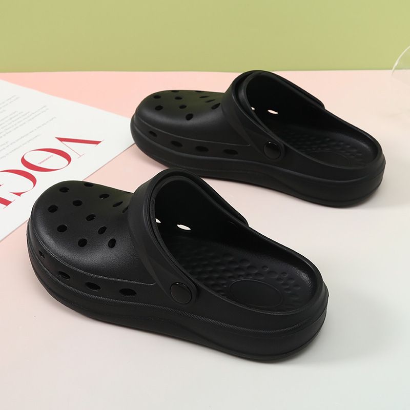 Scarpe da grotta da donna di qualità imbattibile, capispalla estivi, antiscivolo, leggere, con punta rinforzata, suola spessa, con rialzo, traspiranti, con suola in gomma fresca._voghion.com
