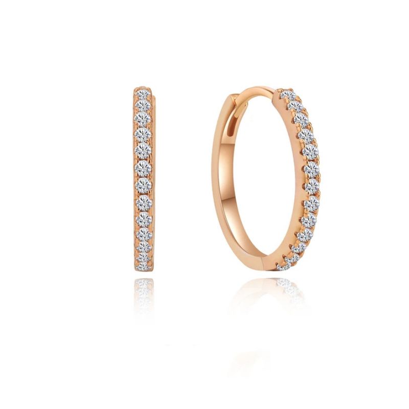 Orecchini in argento con moissanite, orecchini a fila di diamanti, semplici e alla moda, lusso leggero, orecchini a fila completa di moissanite_voghion.com