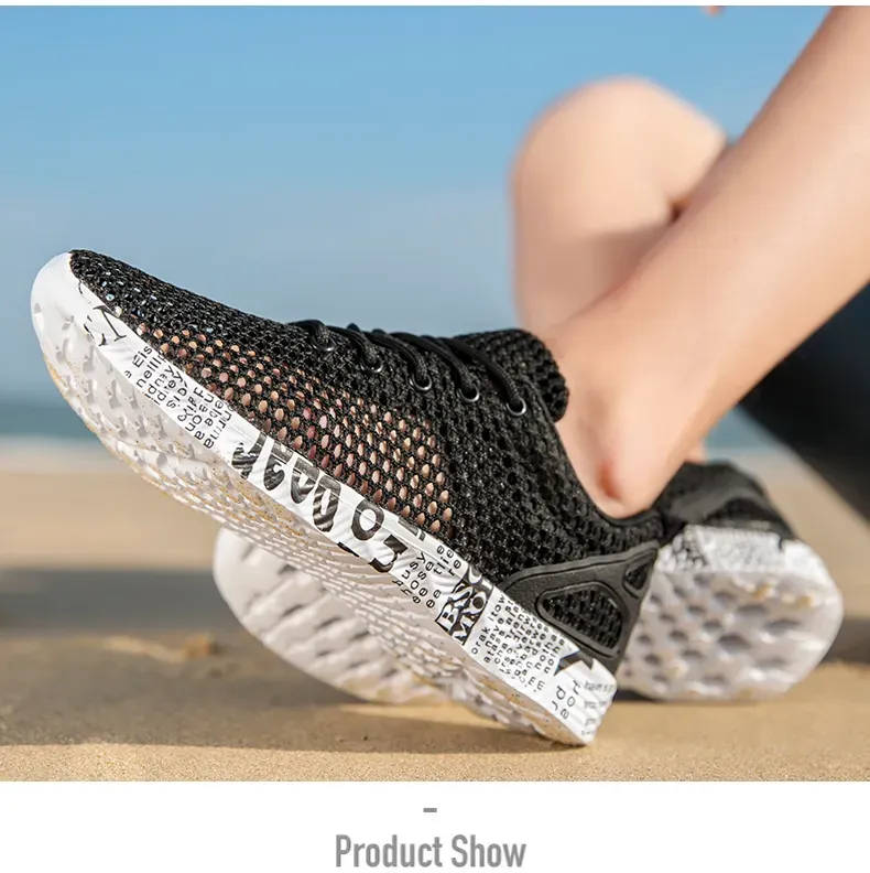 Aqua Breathable Trekking Beach Hot Quick Drying Outdoor Fishing Wading Shoes Water Sneakers Men Lace Up_voghion.com
