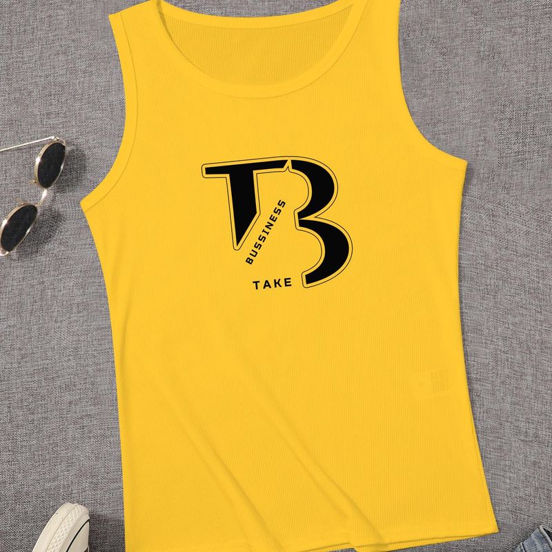 Geripptes Racerback-Tanktop für Damen mit stützendem Riemchenrücken – Yoga-Sportweste_voghion.com