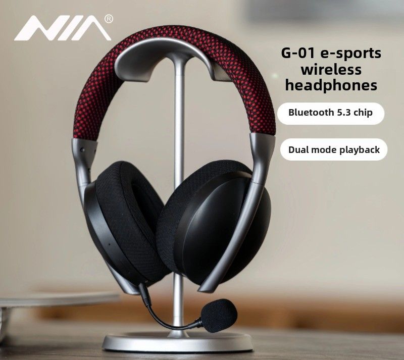 NIA Games Bezlatenční Bluetooth Headset Adaptivní mikrofon Pohodlný_voghion.com